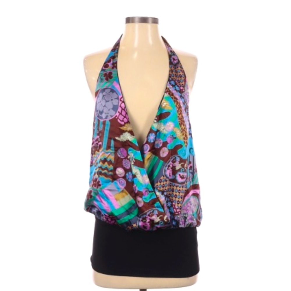 Gala silk boho halter